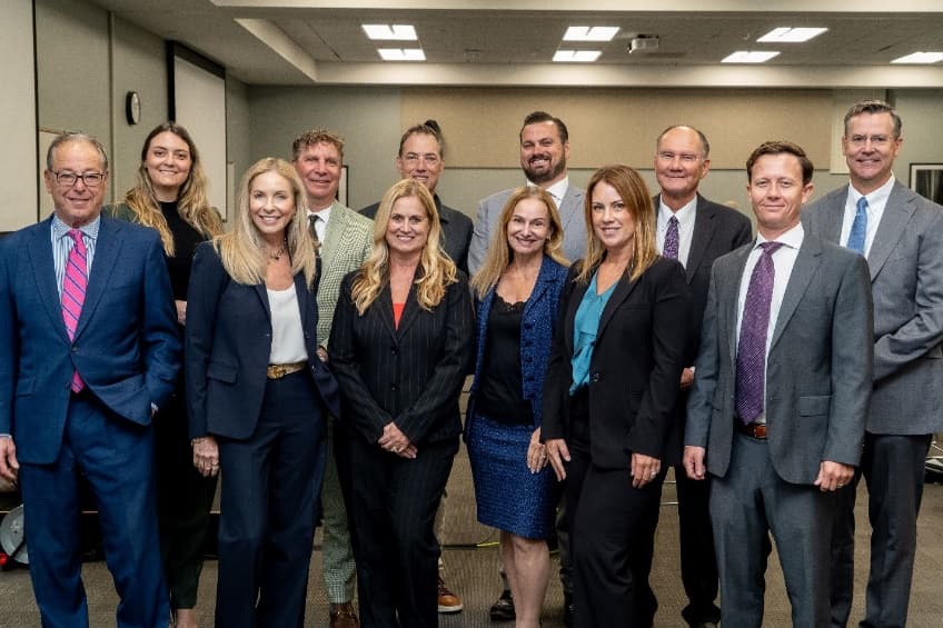 Attorneys and participants in the Masters in Trial program at UC Irvine School of Law
